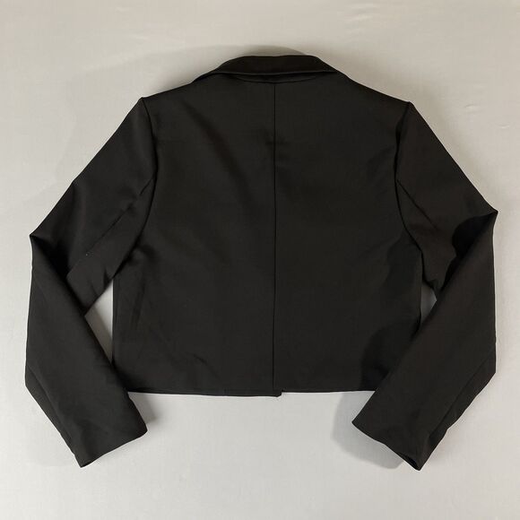 Bailey44 Short Jacket Blazer Women's M Black Dark Academia GirlBoss New - Picture 4 of 11